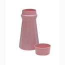 CARAFE 1 QT W/5 OZ CUP COVERROSE 12/CS