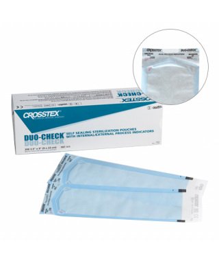 SPS Medical Supply Duo-Check Sterilization Pouch, 2-3/4 x 9 Inch (4000/CS)