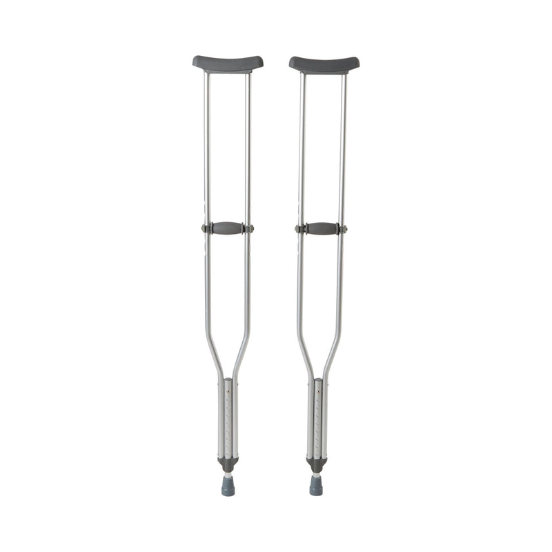 McKesson Underarm Crutches for Adults 5'10" – 6'6" (Case of 8 Pairs)
