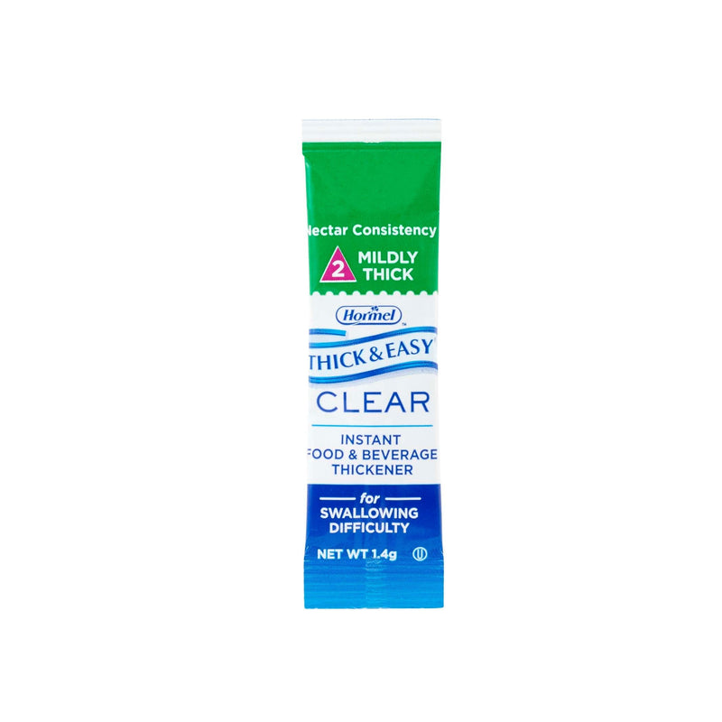 Thick & Easy Clear Nectar Consistency Food and Beverage Thickener (Case of 100) 