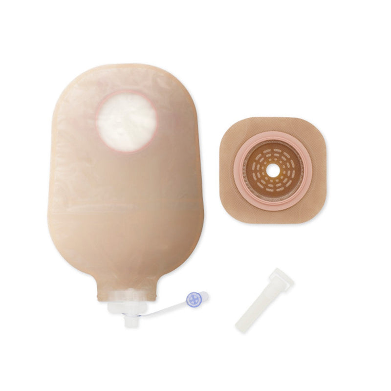 Hollister Urostomy Pouch New Image Two-Piece System Flat, Trim to Fit Up to 1-3/4 Inch Stoma Drainable (5/BX) 