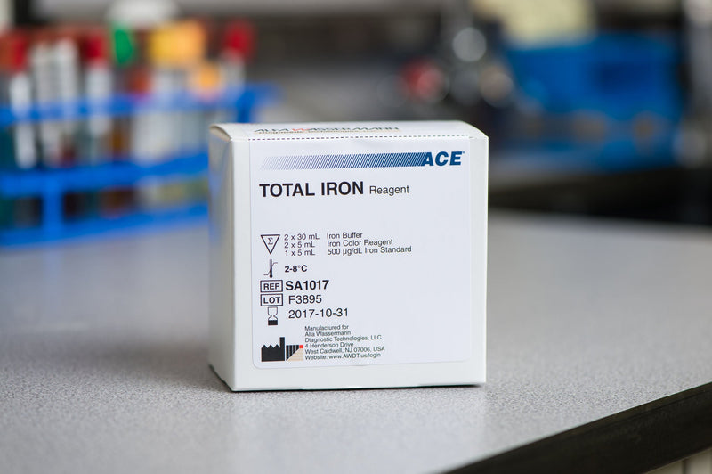General Chemistry Reagent ACE Iron For ACE and ACE Alera Analyzers 240 Tests (Kit of 240)