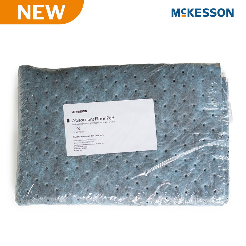 Anti-Static Anti-Fatigue Floor Mat McKesson 32 Inch X 46 Foot Light Absorbency Blue Spunbond / Melt-Blown Polypropylene (Case of 10) 