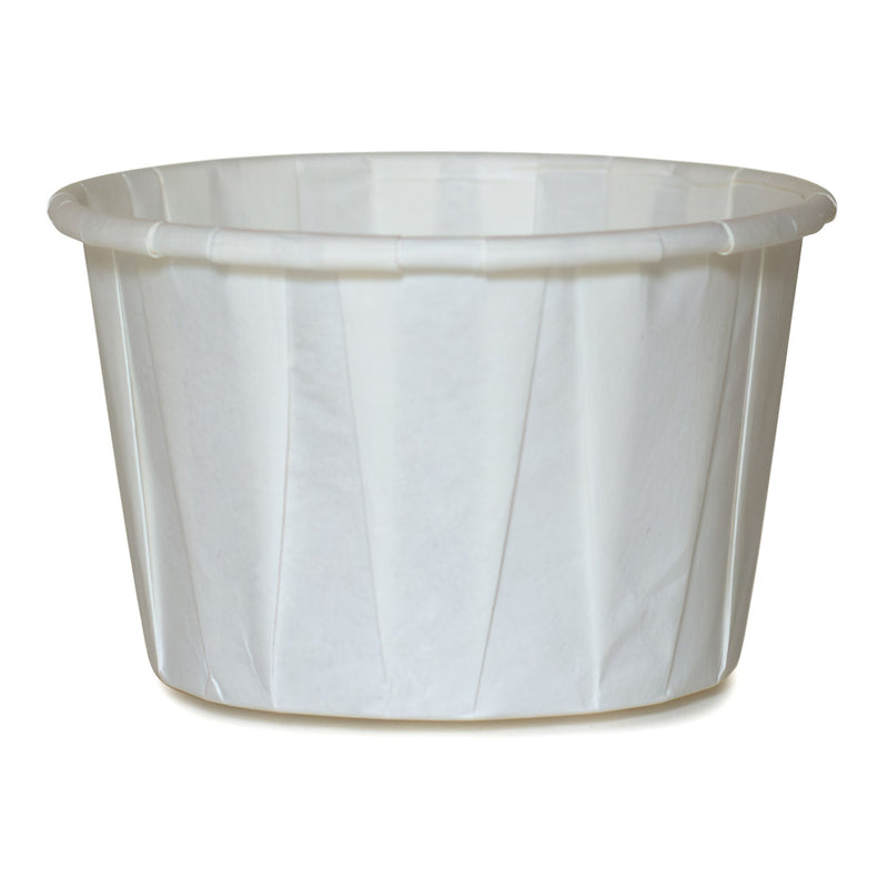 McKesson White Paper Soufflé Cup, 3.5-ounce Capacity (Case of 5000)