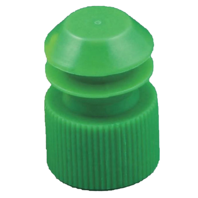 Tube Closure McKesson Flanged Plug Cap 16 mm Diameter NonSterile Green (Case of 10000)