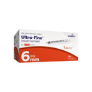 Standard Insulin Syringe with Needle Veo Ultra-Fine 1 mL 15/64 Inch 31 Gauge NonSafety Regular Wall (Case of 500)