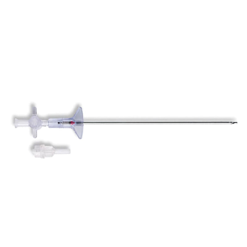Pneumoperitoneum Needle Surgineedle 14 Gauge Flanged Handle, Spring-Loaded Blunt Stylet Surgical Grade 