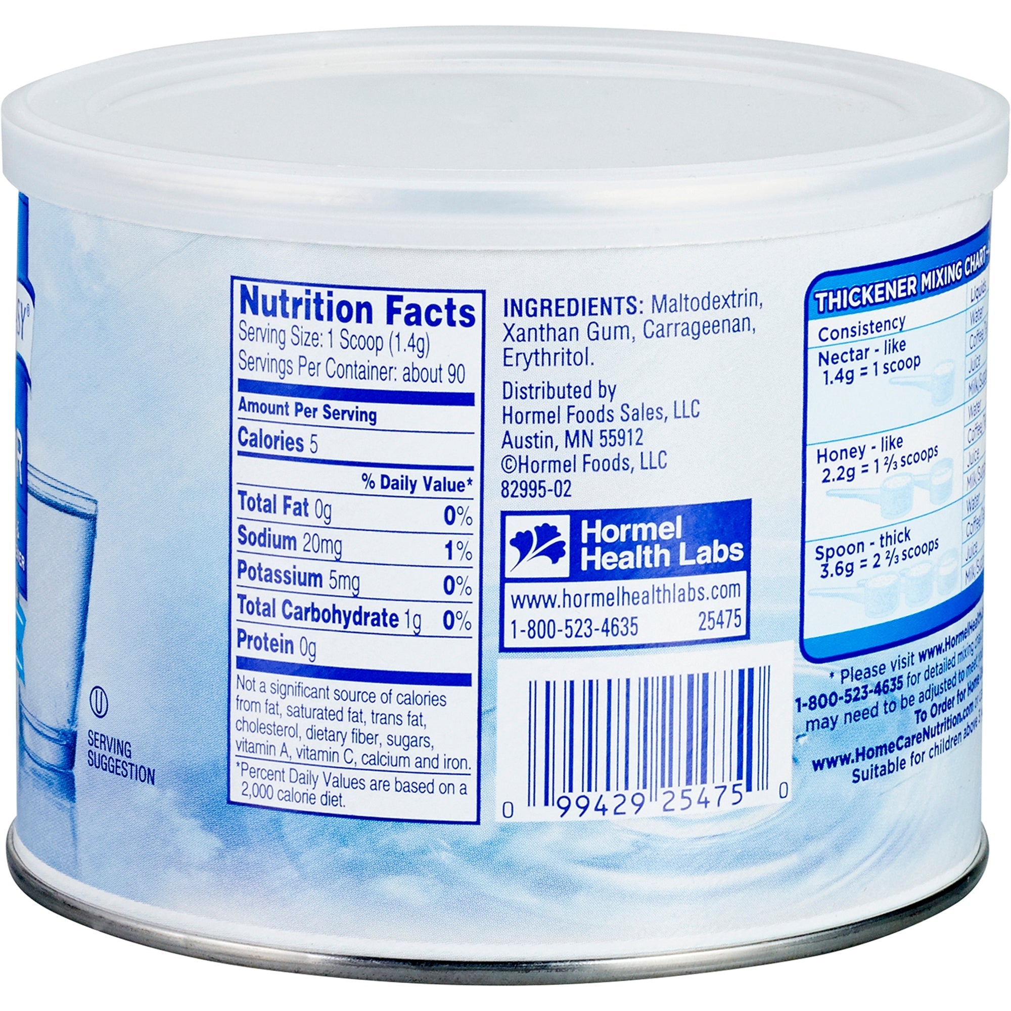 Lyons Magnus LLC Thick & Easy Clear Food and Beverage Thickener, 4.4-ounce canister (4/CS) 