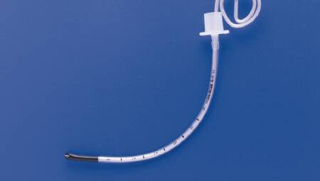 Uncuffed Endotracheal Tube Safety Clear 270 mm Length Curved 5.5 mm ID Pediatric Murphy Eye (Box of 10)