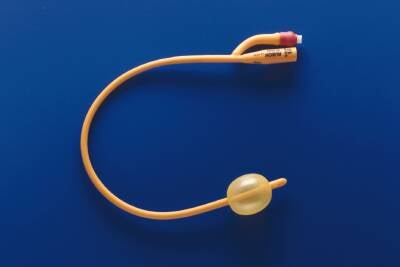 Foley Catheter Rusch Gold 2-Way Standard Tip 30 cc Balloon 24 Fr. Silicone Coated Latex (Case of 10)