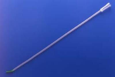 Urethral Catheter Rüsch Tiemann Tip Silicone Coated PVC 12 Fr. 16 Inch Length (Box of 50)