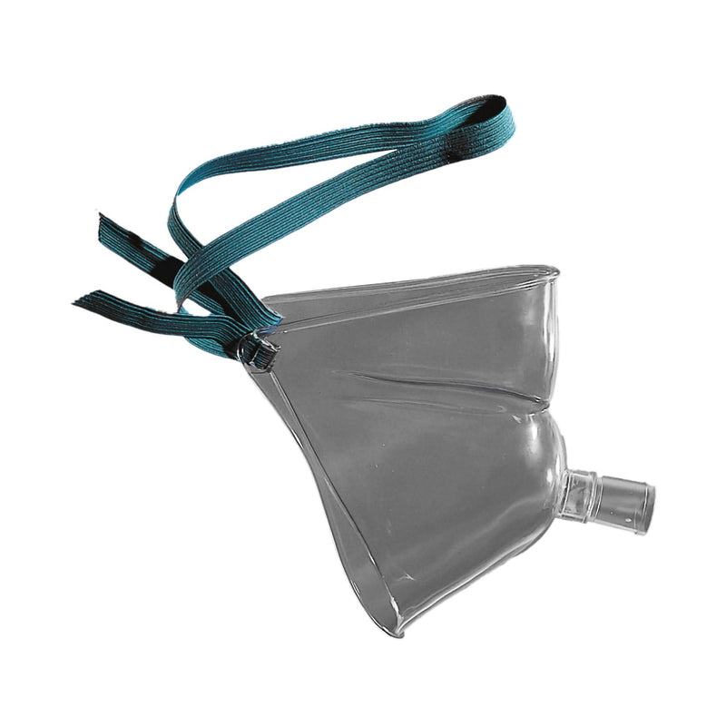 Oxygen Face Tent AirLife Face Tent Style Adult One Size Fits Most Adjustable Head Strap 