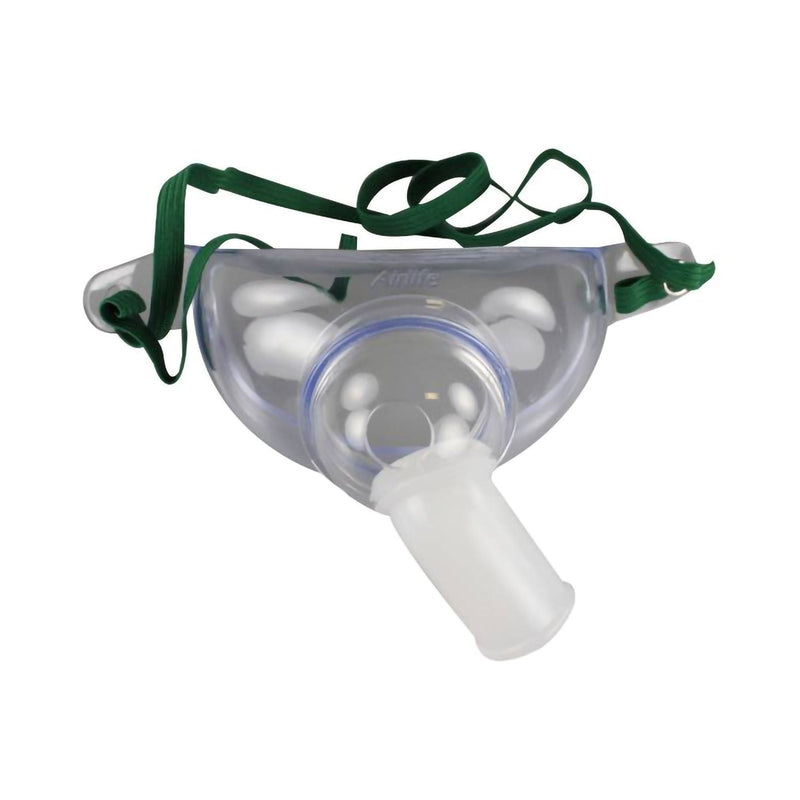 Tracheostomy Mask AirLife Collar Style Adult One Size Fits Most Adjustable Head Strap 