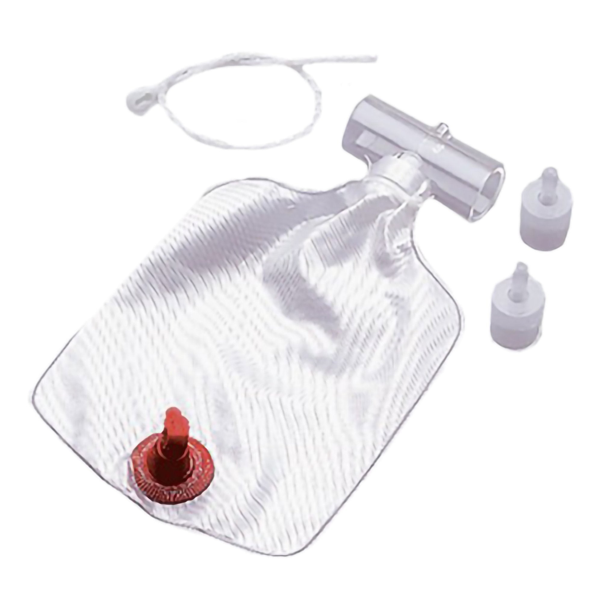 Trach Tee Drain with Bag AirLife Standard Corrugated Tubing 
