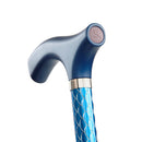 Switch Sticks Folding Cane, Azure Blue, 32 to 37 Inch Height