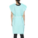 McKesson Brand McKesson Patient Exam Gown, One Size Fits Most, Teal (50/CS) 