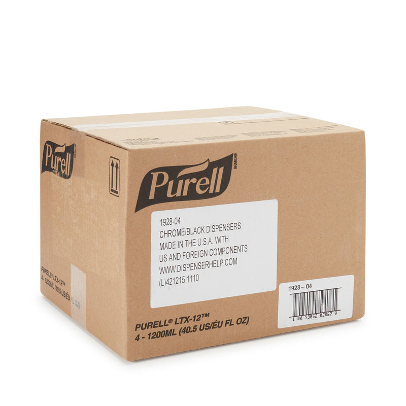 Purell LTX-12 Touch Free Dispenser, 1200 mL, Chrome (4/CS)