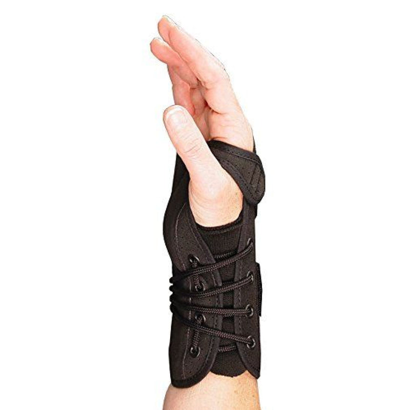 Wrist Brace Sammons Preston Aluminum / Flannel Right Hand Black Small (Each)
