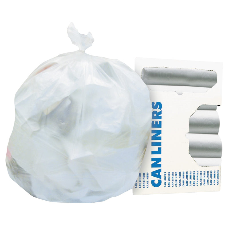 Essendant Co/United Stationers Heritage Light Duty Trash Bag, Colorless, 10-gallon Capacity (1000/CS) 