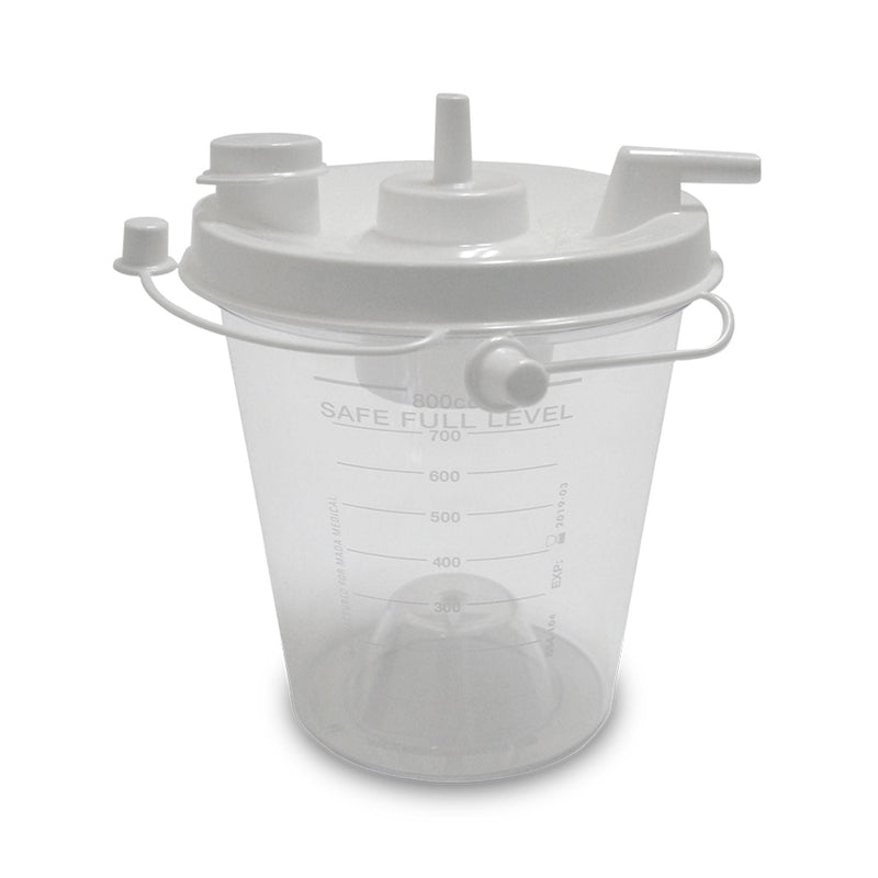 Suction Collection Bottle 800 mL Pour Lid 