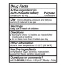 Reliable 1 Simethicone Gas Relief Chewable Tablets (Bottle of 100)