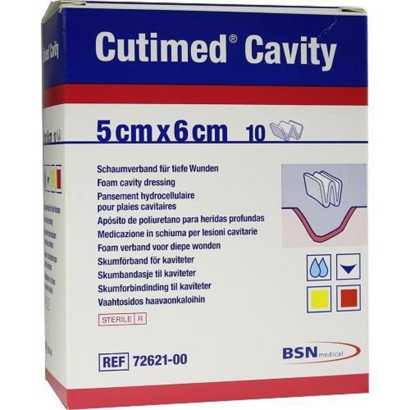 DRESSING FOAM 5CMX6CM ST 10/BX