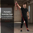 Exercise Resistance Band with Loops TheraBand CLX Consecutive Loops Red 4 Inch X 5 Foot Medium Resistance (Each)