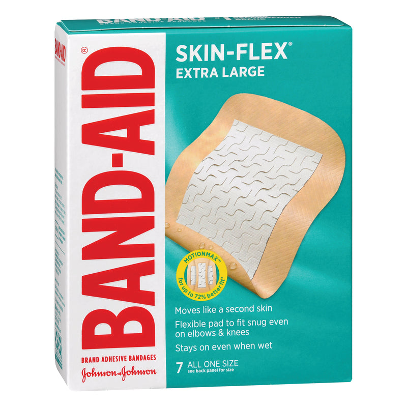 Band-Aid Skin-Flex Adhesive Bandages Extra Large, 2.75 x 3.5 Inch (Case of 168)