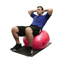 CanDo Inflatable Exercise Ball, Red, 30 Inches (Each)