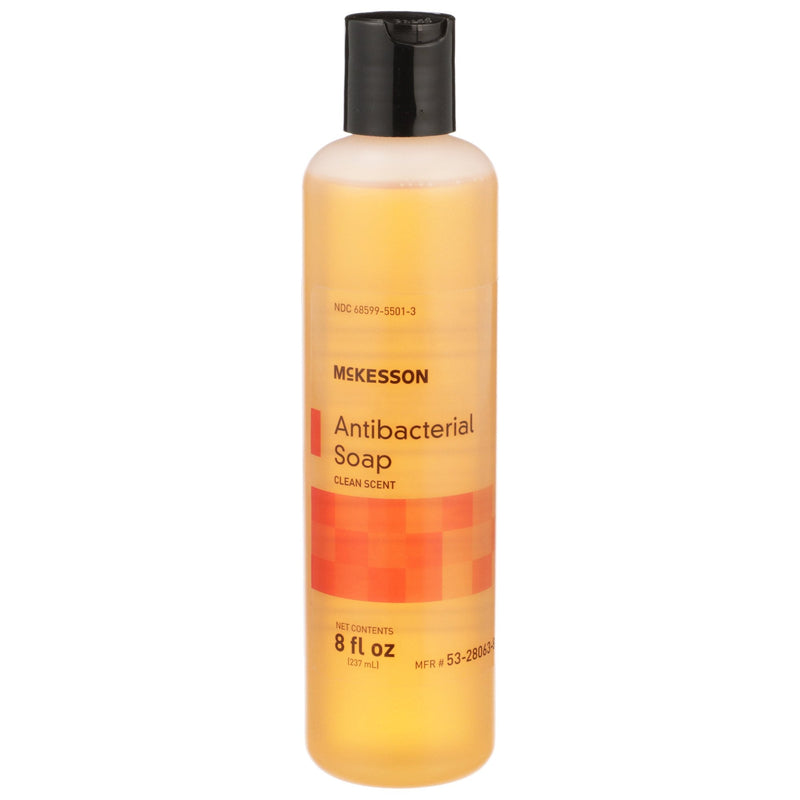 McKesson Brand McKesson Clean Scent Antibacterial Soap, 8-ounce bottle (48/CS) 