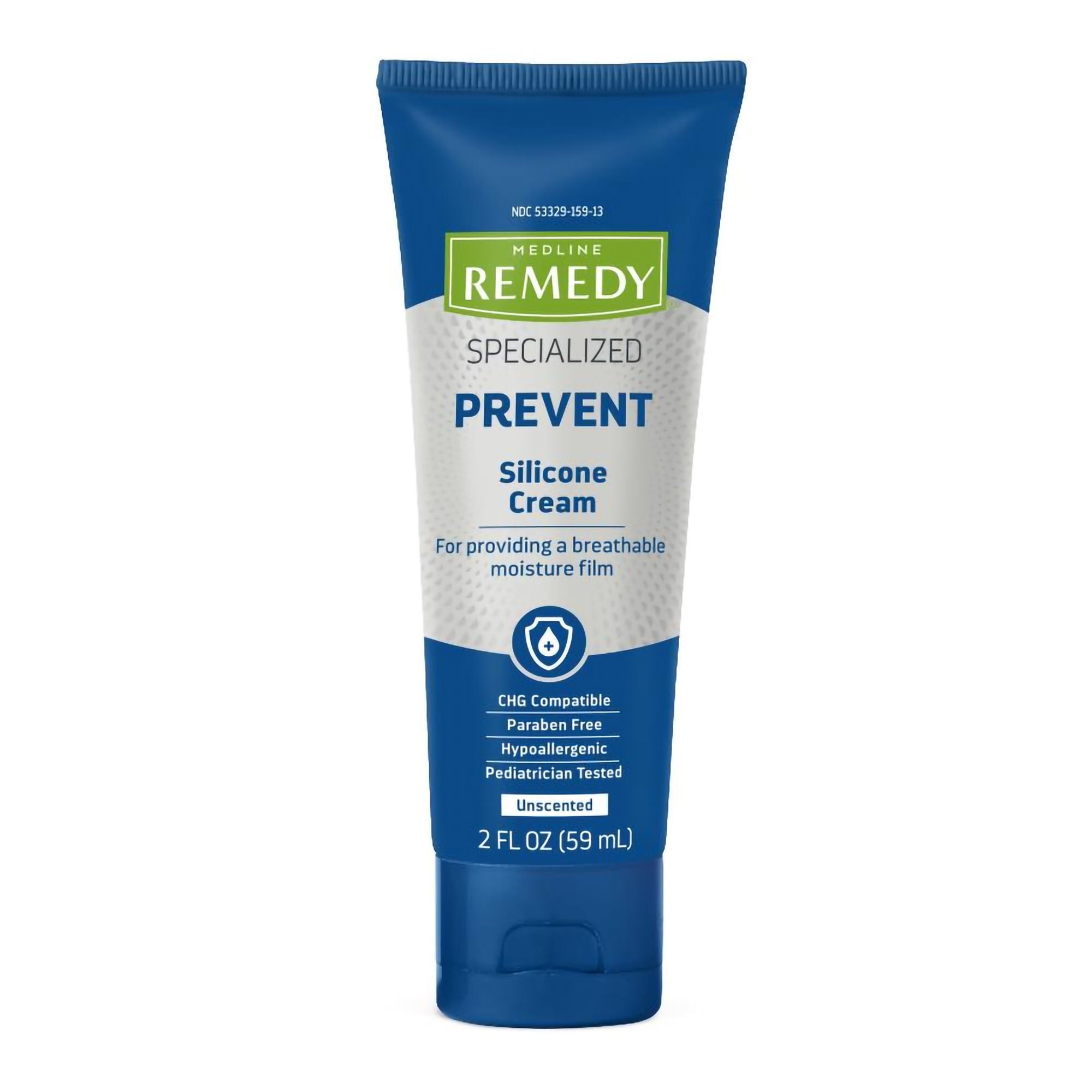 Skin Protectant Medline Remedy Specialized Prevent 2 oz. Tube Unscented Cream CHG Compatible (Case of 24)