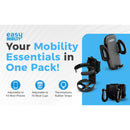 Easy To Use Products LLC Mobility Aid Combo Pack, Cup Holder, Phone Grip, Bag Hooks (16/CS) 