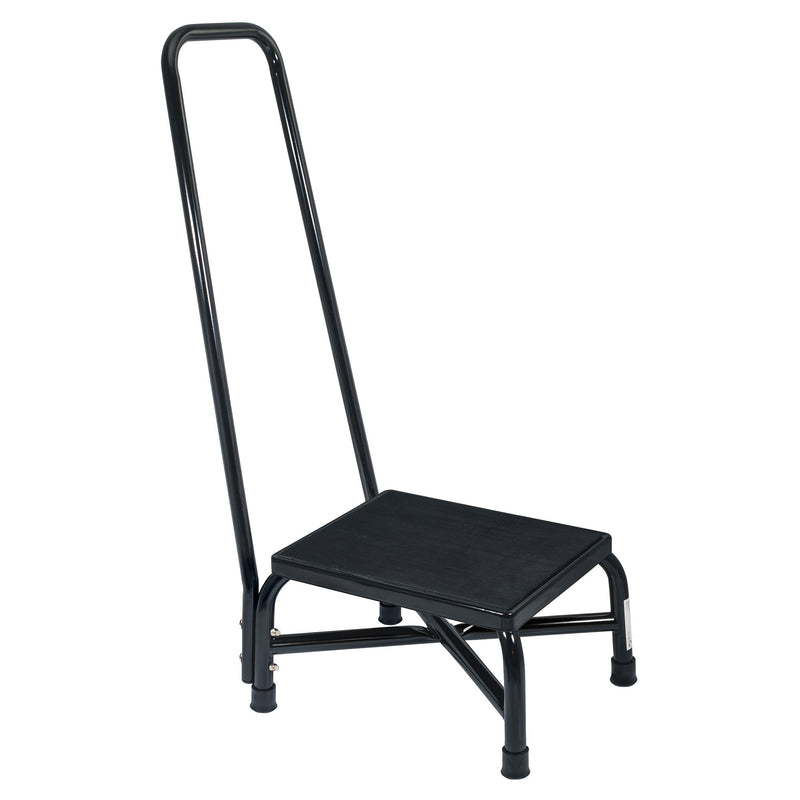 McKesson Step Stool with Handrail, 600-lb. Weight Capacity, One-Step (Case)