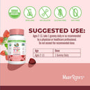 Mary Ruth's Organic Kids Probiotic Gummies, Strawberry Flavor (Case of 6)