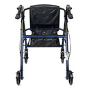 McKesson Blue Four-Wheel Rollator, 33 to 38 Inch Handle Height (Case)