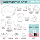 Zev Supplies Corp Zomee Z1 Double Electric Breast Pump Kit (12/CS) 