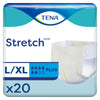 Incontinence Brief TENA Stretch Plus Adult Large / X-Large Unisex Disposable Moderate Absorbency (Case of 80)