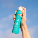Coola Clear Body Sunscreen Spray SPF 30 Tropical Coconut Scent, 6-ounce Can (24/CS) 