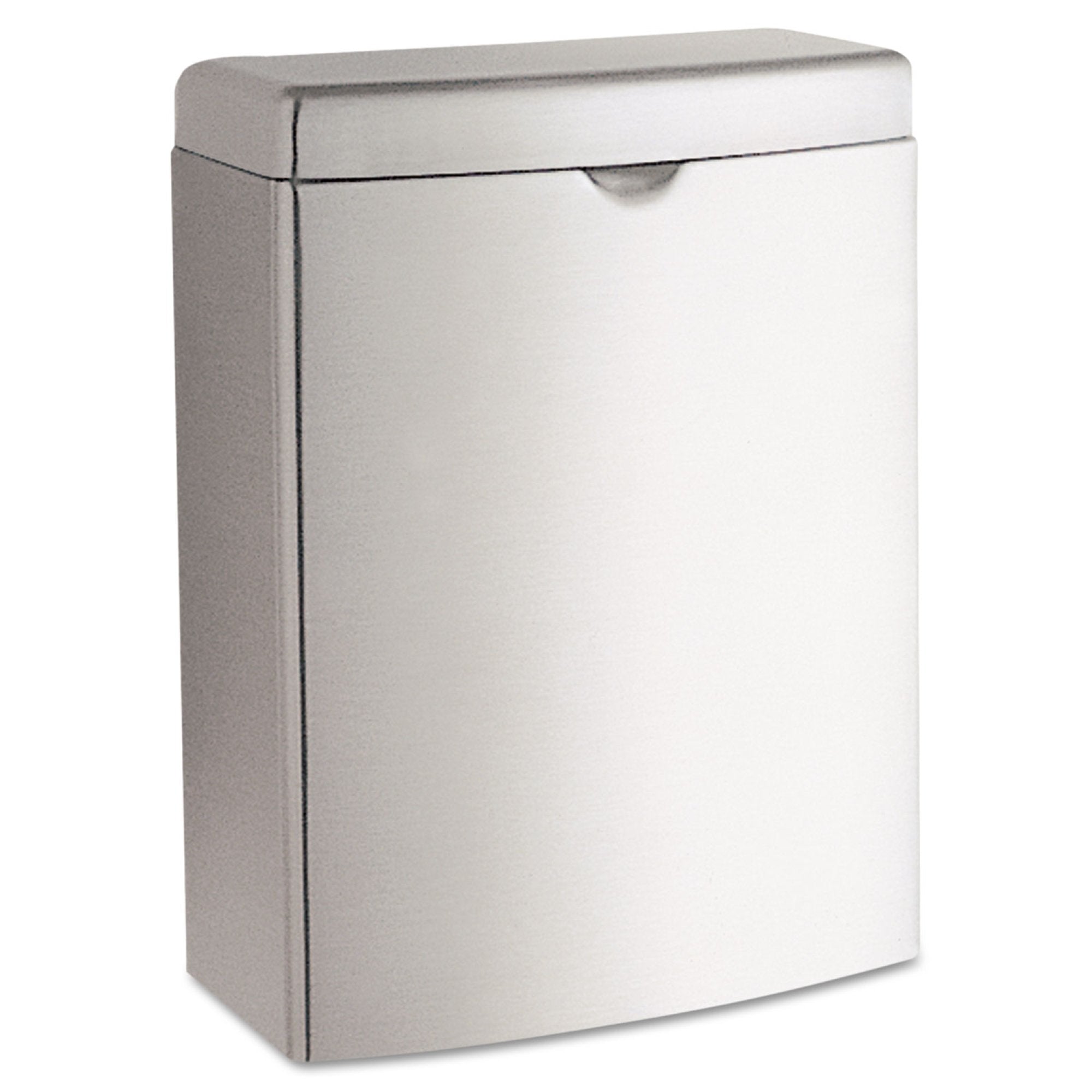 Essendant Co/United Stationers Feminine Hygiene Waste Receptacle Contura 4 Quart / 1 gal. Silver Stainless Steel Rectangular 