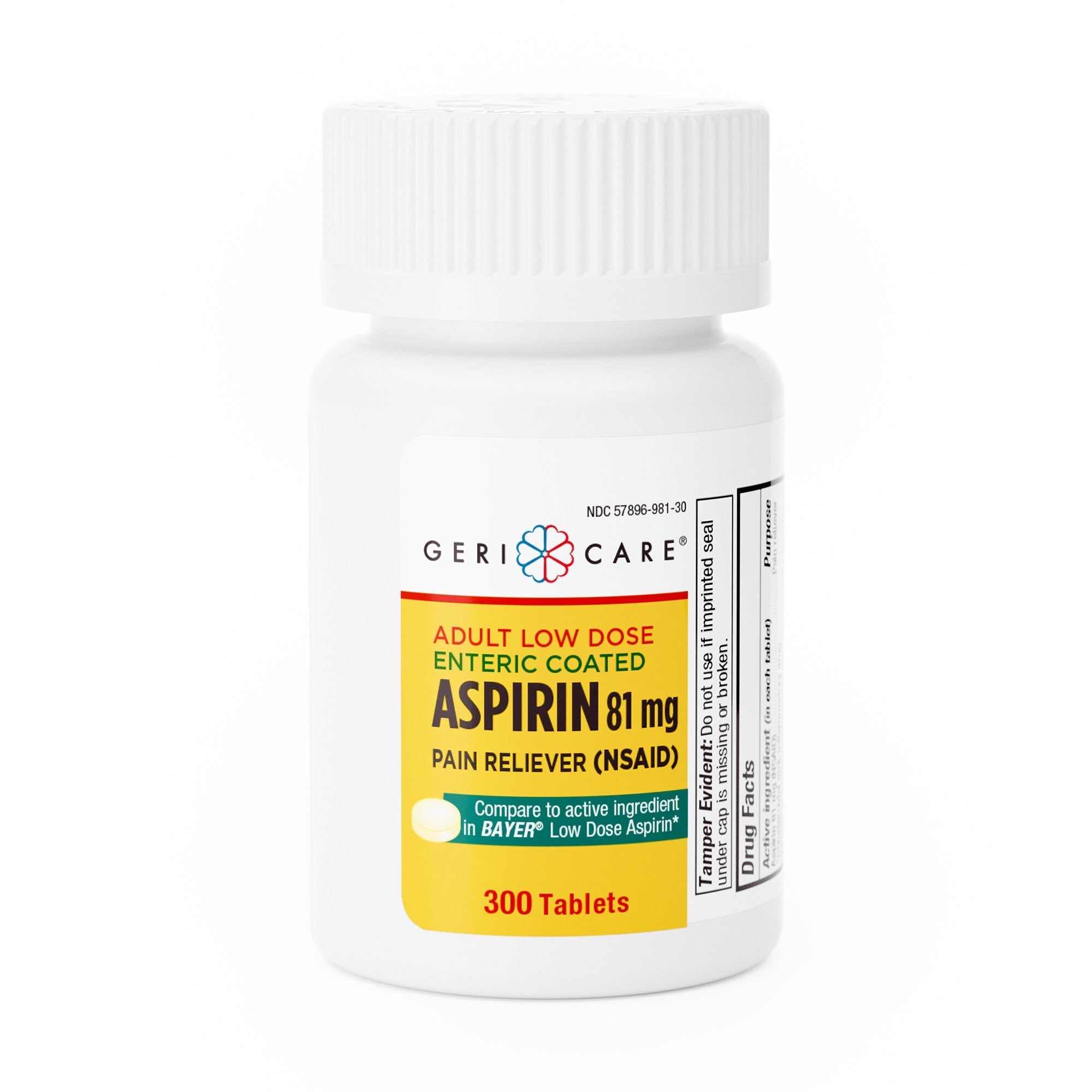 Geri-Care Geri-Care Adult Low Dose Aspirin Pain Reliever (12/CS)