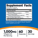 Dietary Supplement nutricost Tongkat 1,000 mg Strength Capsule 60 Per Bottle (12/CS)