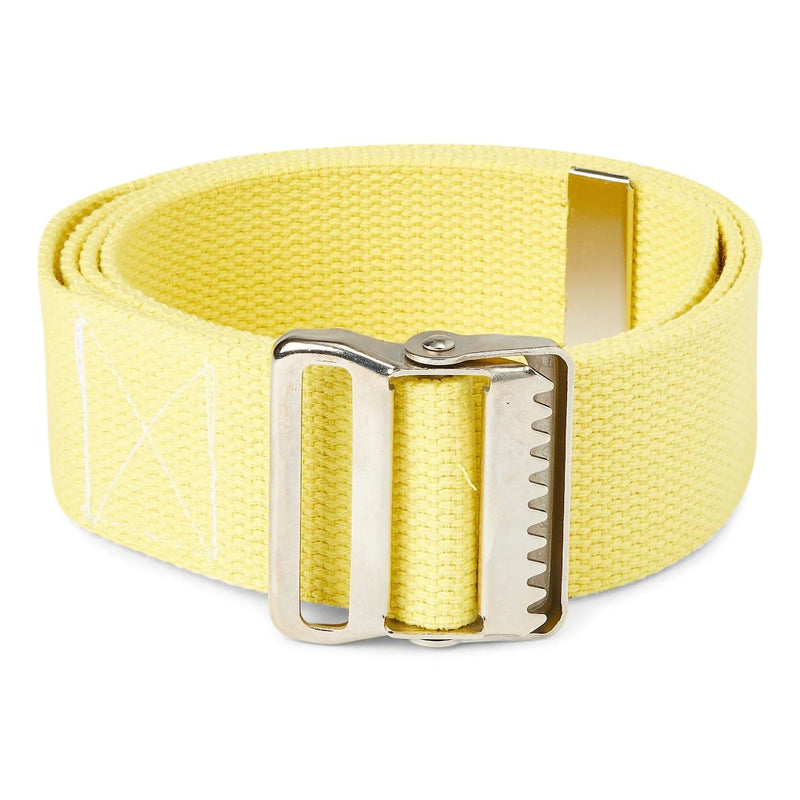 Gait Belt 60 Inch Length Yellow Cotton (Each)