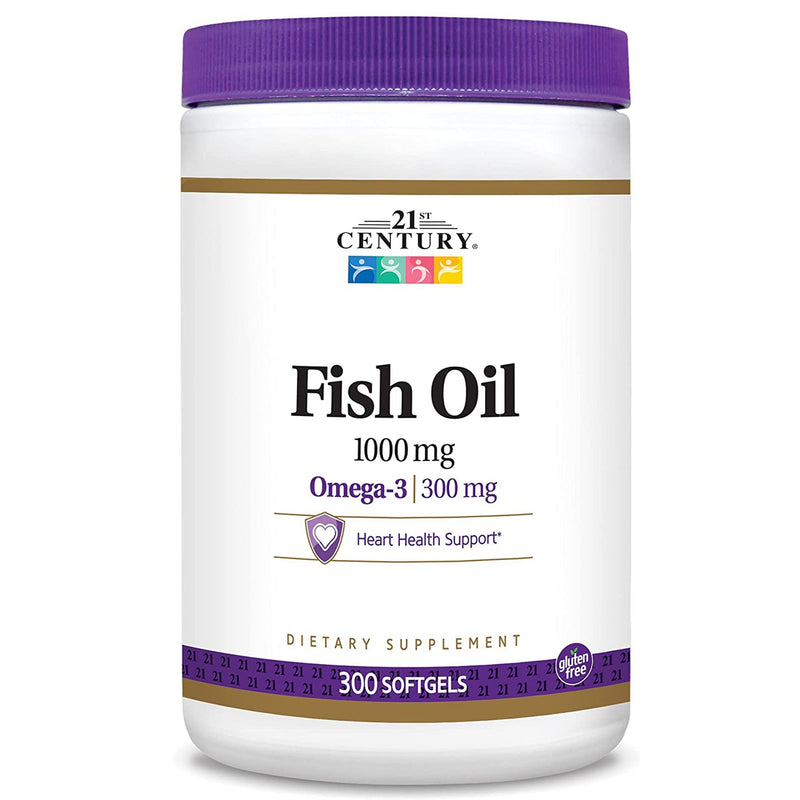 21st Century Fish Oil Omega 3 Supplement (Bottle of 60)
