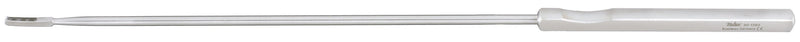 Endocervical Biopsy Curette Miltex Kevorkian-Younge 12 Inch Length Flat Handle 3 X 12 mm Tip Rectangular Loop Tip with Basket 
