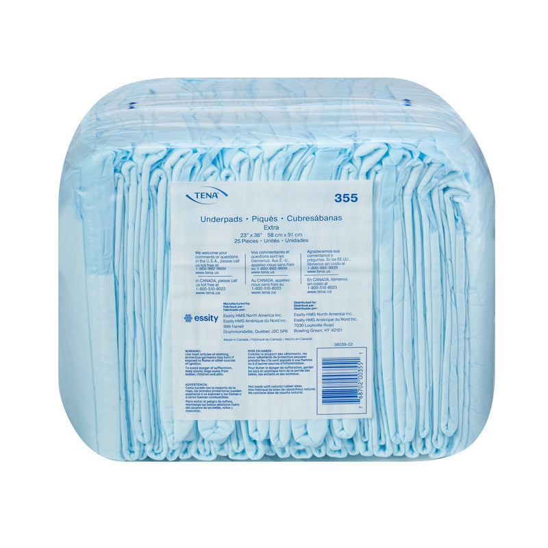 Essity HMS North America Inc Tena Extra Absorbent Underpad, 23 x 36 Inch (150/CS) 