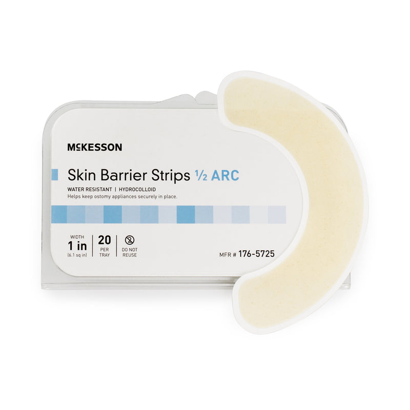 McKesson Skin Barrier Half-Arc Strip (Case of 280)