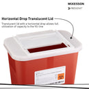 McKesson Brand McKesson Prevent Sharps Container, 2 Gallon, 10-1/4 x 7 x 10-1/2 Inch (20/CS) 