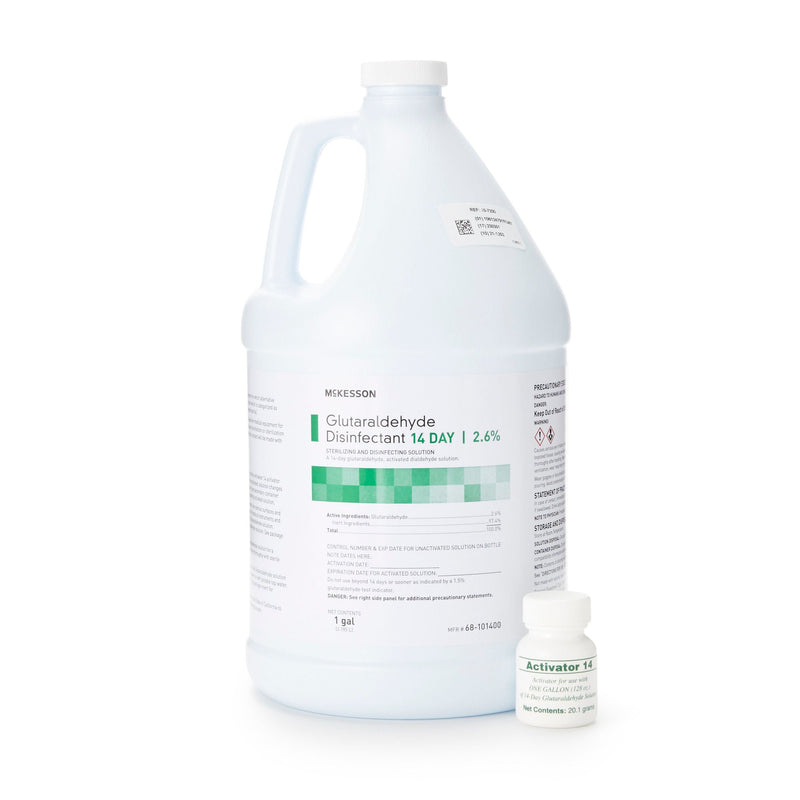 McKesson Glutaraldehyde High Level Disinfectant, 1-gallon Jug