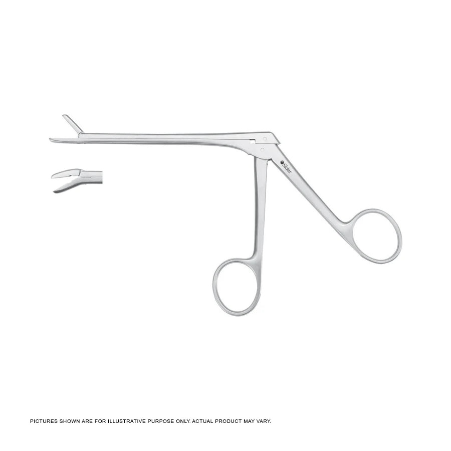 Sklar Caspar Rongeur - 4-3/4", Angled Down, 3mm, Titanium Nitride Coated, Detachable Shaft - 43-1663