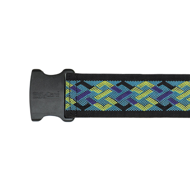 SkiL-Care Nylon Gait Belts with Delrin Buckle, Geo-Pattern D (Each)